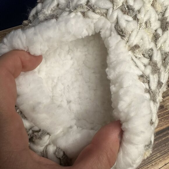 NWT Northeast Outfitters Women's Cozy Cabin Slippers Size S/M (Spacedye Taupe) - Picture 5 of 9